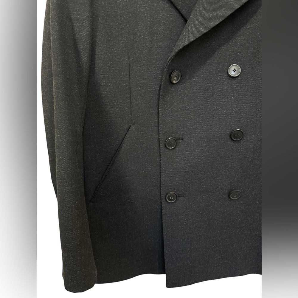 Theory Men’s Wool Blend Pea Coat. Slim Fit. Large. - Picture 3 of 9